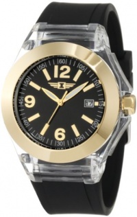 Invicta Women's IBI-10068-006 Gold Dial Black Polyurethane Watch Invicta Women's IBI-10068-006 Gold Dial Black Polyurethane Watch