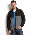 Send out a cool vibe with this warm, lightweight fleece jacket from Columbia.