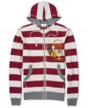 With ivy-league graphics, this striped zip-up hoodie from American Rag will be first-string in your wardrobe lineup.