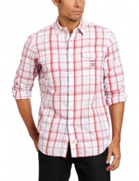 Nautica Men's Long Sleeve Open Madras Plaid Woven Nautica Men's Long Sleeve Open Madras Plaid Woven