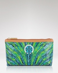 Update your on-the-go accessories with this ever chic printed cosmetics case from Tory Burch, perfect for stowing your favorite pretty-girl products. Update your on-the-go accessories with this ever chic printed cosmetics case from Tory Burch, perfect for stowing your favorite pretty-girl products.