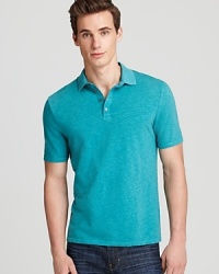 Add some color to your drawer full of everyday modern basics with this effortless polo, an easy-to-wear option that meshes well with jeans, shorts and chinos alike. Add some color to your drawer full of everyday modern basics with this effortless polo, an easy-to-wear option that meshes well with jeans, shorts and chinos alike.