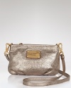 Shimmering leather takes the classic crossbody from daytime ease to nighttime drama. From MARC BY MARC JACOBS.
