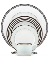 With the bands. The Parker Place sugar bowl creates instant ambiance with rings of platinum, black and pale blue in sleek bone china. From kate spade new york. With the bands. The Parker Place sugar bowl creates instant ambiance with rings of platinum, black and pale blue in sleek bone china. From kate spade new york.