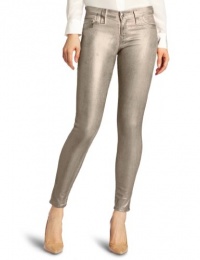 True Religion Women's Halle Metallic Spray Jean, Pewter, 26 True Religion Women's Halle Metallic Spray Jean, Pewter, 26