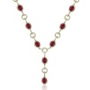 Effy Jewelry Effy® 14K Yellow Gold Diamond and Ruby Necklace 9.12 Tcw.