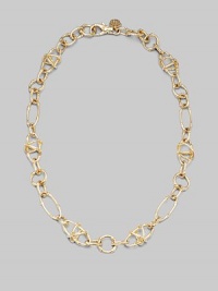 From the Bamboo Collection. 18K gold bamboo links feature interlocking details for an unexpected twist.18K gold Length, about 18 Lobster clasp closure Made in Bali From the Bamboo Collection. 18K gold bamboo links feature interlocking details for an unexpected twist.18K gold Length, about 18 Lobster clasp closure Made in Bali