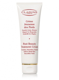 Foot beauty care that goes one step further by soothing and comforting tired feet with dry skin. A rich, deeply penetrating, non-greasy foot treatment cream formulated to moisturize, rejuvenate and restore the natural beauty of your feet. 4 oz. Foot beauty care that goes one step further by soothing and comforting tired feet with dry skin. A rich, deeply penetrating, non-greasy foot treatment cream formulated to moisturize, rejuvenate and restore the natural beauty of your feet. 4 oz.
