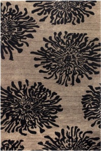 Area Rug 3x5 Rectangle Contemporary Light Brown Color - Surya Bombay Rug from RugPal Area Rug 3x5 Rectangle Contemporary Light Brown Color - Surya Bombay Rug from RugPal