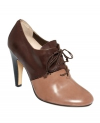 The allure of colorblocking never ends. The Rene high heel booties by Plenty by Tracy Reese make any outfit that much more sophisticated. The allure of colorblocking never ends. The Rene high heel booties by Plenty by Tracy Reese make any outfit that much more sophisticated.