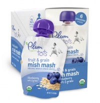 Plum Organics Mish Mash Blueberry Oats and Quinoa, 3.17-Ounce Pouches (Pack of 12) Plum Organics Mish Mash Blueberry Oats and Quinoa, 3.17-Ounce Pouches (Pack of 12)