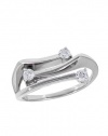 Effy Jewlery 14K White Gold Diamond Ring, .26 TCW Ring size 7