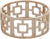 Trina Turk Pierced Rose Gold Bangle Bracelet