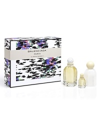 Includes 2.5 oz. Eau de Parfum, 3.4 oz. Body Lotion and Deluxe Mini Eau de Parfum. Includes 2.5 oz. Eau de Parfum, 3.4 oz. Body Lotion and Deluxe Mini Eau de Parfum.