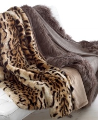 Warm and fuzzy. With style and function, these Luxury Faux Fur throws are perfect for your living space, featuring ultra-soft texture to wrap you in warmth and chic tiger and dove faux fur. Warm and fuzzy. With style and function, these Luxury Faux Fur throws are perfect for your living space, featuring ultra-soft texture to wrap you in warmth and chic tiger and dove faux fur.