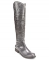 Indulge in the luxurious leather of BCBGeneration's Mailino wide calf boots. With an exposed back zipper and a smooth round toe, this must-have style is bound to be one of your new faves.