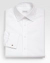 Premium Italian cotton with moderate spread collar and French cuffs. Machine wash Imported