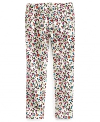 A leopard print electrified. Freestyle will have her doing back flips for their boldly printed skinny jeans. A leopard print electrified. Freestyle will have her doing back flips for their boldly printed skinny jeans.