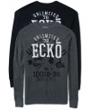 A bold logo graphic gives this Ecko Unltd thermal its edgy style.