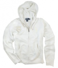 Polo Ralph Lauren Fleece Tonal Big Pony Hoodie (Medium, Oxford White) Polo Ralph Lauren Fleece Tonal Big Pony Hoodie (Medium, Oxford White)