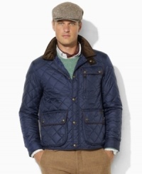Cozy and warm without the bulk, this sleek quilted jacket becomes an elevated essential with luxe finishing touches of butter-soft suede and corduroy. Cozy and warm without the bulk, this sleek quilted jacket becomes an elevated essential with luxe finishing touches of butter-soft suede and corduroy.