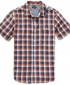 Get rad with plaid and this stylish shirt from LRG.