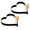 Norpro Nonstick Heart Pancake Egg Rings, Set of 2