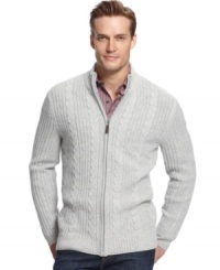Classic cable is always relevant and this Tasso Elba sweater will keep you comfortable and on-trend long beyond this season. Classic cable is always relevant and this Tasso Elba sweater will keep you comfortable and on-trend long beyond this season.