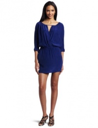 Twelfth St. By Cynthia Vincent Women's Cross Front Mini Dress, Midnight, Small Twelfth St. By Cynthia Vincent Women's Cross Front Mini Dress, Midnight, Small