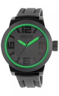 Kenneth Cole Reaction Men's RK1235 Triple Black Green Details Watch Kenneth Cole Reaction Men's RK1235 Triple Black Green Details Watch