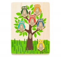 Dwellstudio Wooden Puzzle, Owls Dwellstudio Wooden Puzzle, Owls