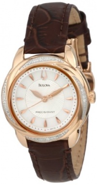 Bulova Women's 98R152 Precisionist Brightwater Leather strap Watch Bulova Women's 98R152 Precisionist Brightwater Leather strap Watch