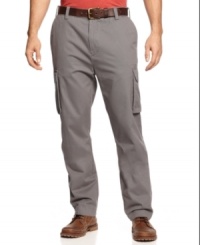 Upgrade from your everyday jeans with these comfortable and versatile Nautica cargo pants. Upgrade from your everyday jeans with these comfortable and versatile Nautica cargo pants.