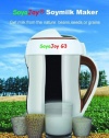 Soyajoy G3 Soy Milk Maker - Newest and The Only Model for Making Hot As Well As Raw Milks From Beans, Almond, Hemp, and Othe