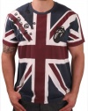 Rift Stars Rolling Stars Union Jack Men's Rolling Stones Tee T-Shirt