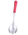 Stir up and dish out the fun with this slotted spoon from Fiesta's serveware collection. Durable, chip-resistant ceramic in bold solid hues offers endless opportunities to brighten up your table.