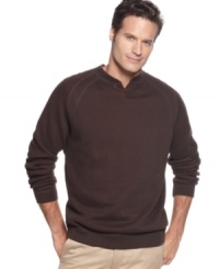 Two shirts are better than one with this reversible lightweight sweater from Tommy Bahama. Two shirts are better than one with this reversible lightweight sweater from Tommy Bahama.