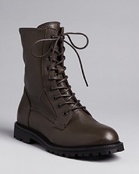 These finely crafted Max Mara boots capture oxford influences in a timeless silhouette. These finely crafted Max Mara boots capture oxford influences in a timeless silhouette.