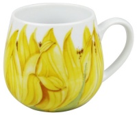 Konitz 14-Ounce Sunflower Snuggle Mugs, Assorted, Set of 4