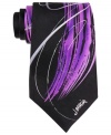 Add a note of artistic elegance to your outfit with this graphic tie from Jerry Garcia.