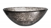Kosta Boda Tellus 8-7/8-Inch Lg Bowl Black Kosta Boda Tellus 8-7/8-Inch Lg Bowl Black