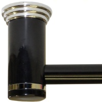 18 Towel Bar - Stainless Steel, Black/Chrome Finish -Affordable Gift for your Loved One! Item #IA4L-TMRBC7518 18 Towel Bar - Stainless Steel, Black/Chrome Finish -Affordable Gift for your Loved One! Item #IA4L-TMRBC7518