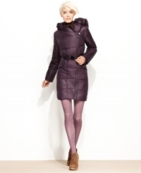 When anything ordinary just won't do, this puffer from Steve Madden is a perfect pick. With an asymmetrically-placed zipper and sleek quilted style, this coat is ready to take on the season on in high fashion. When anything ordinary just won't do, this puffer from Steve Madden is a perfect pick. With an asymmetrically-placed zipper and sleek quilted style, this coat is ready to take on the season on in high fashion.