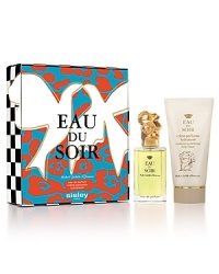 This year's Eau du Soir fragrance set includes Eau du Soir 50 mL and Eau du Soir Body Cream 100 mL, packaged together in a dove box. This year's Eau du Soir fragrance set includes Eau du Soir 50 mL and Eau du Soir Body Cream 100 mL, packaged together in a dove box.