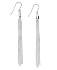 Take your look up a notch with the latest tassel trend. Giani Bernini's chic style features delicate chains on french wire, set in sterling silver. Approximate drop: 2 inches. Take your look up a notch with the latest tassel trend. Giani Bernini's chic style features delicate chains on french wire, set in sterling silver. Approximate drop: 2 inches.