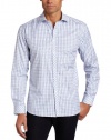 Stone Rose Men's Spread Collar Button Down Woven Dress Shirt