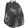 Targus Sport Backpack Case Designed for 15.4 Inch Notebooks TSB007US (Black with Platinum Accents)