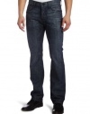 7 For All Mankind Men's Standard Classic Straight Leg Jean in Dark Blue Black