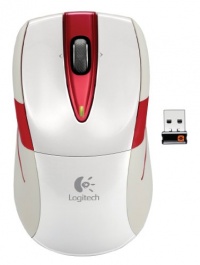 Logitech Wireless Mouse M525 - White/Red (910-002700) Logitech Wireless Mouse M525 - White/Red (910-002700)