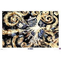 Doctor Who - TV Show Poster (Van Gogh's Exploding Tardis) (Size: 36 x 24) Poster Print, 36x24 Doctor Who - TV Show Poster (Van Gogh's Exploding Tardis) (Size: 36 x 24) Poster Print, 36x24